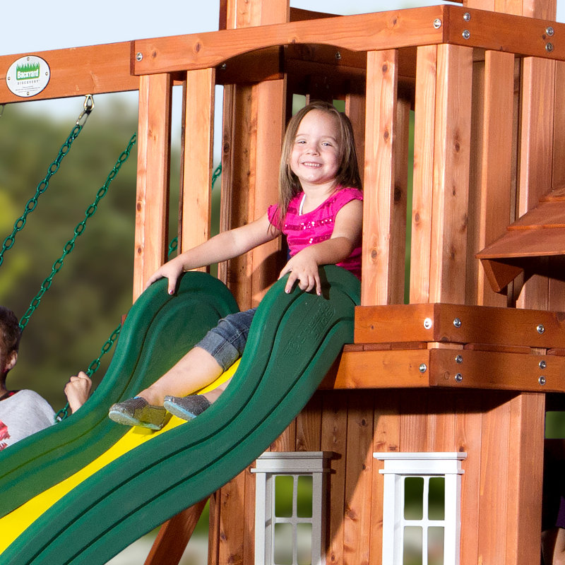 Backyard Discovery Tanglewood All Cedar Swing Set & Reviews Wayfair